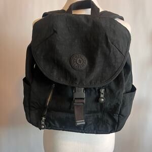 Kipling Zakaria medium backpack in black Lightweight